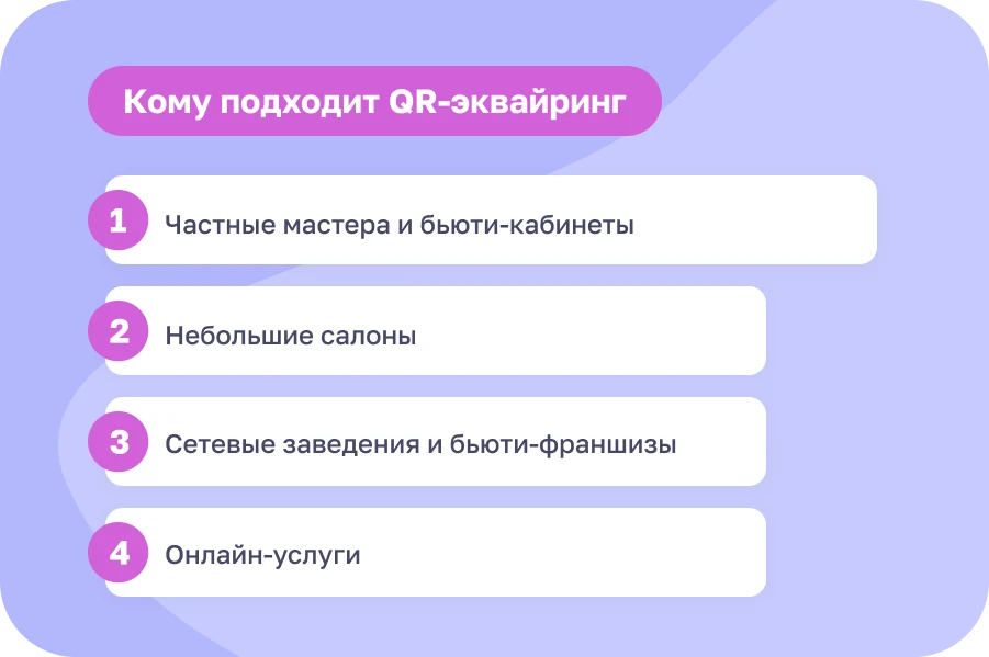 Как работает оплата по QR-коду в салоне красоты